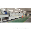 Brake pad electrostatic spraying line